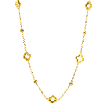 Radiant 22K Gold Women’s Chain Necklace