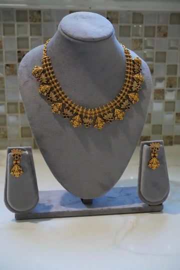 Gold Royal Inspired Necklace Set