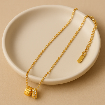 Sleek 22K Gold Women’s Chain Necklace